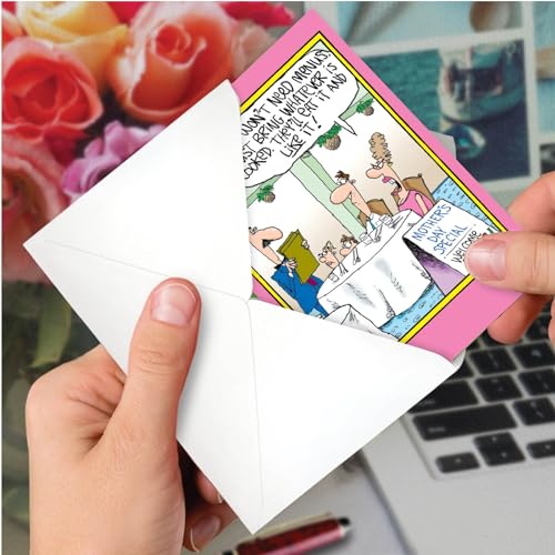 NobleWorks Mother's Day Greeting Card with 5 x 7 Inch Envelope (1 Card) Mom Mothers Day Special 0181 - Image 4