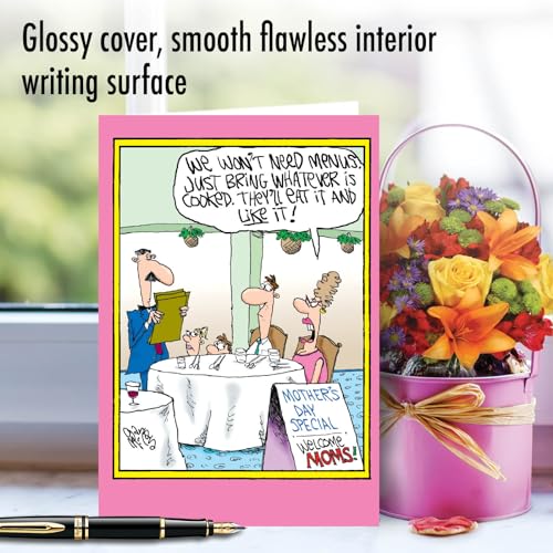 NobleWorks Mother's Day Greeting Card with 5 x 7 Inch Envelope (1 Card) Mom Mothers Day Special 0181 - Image 5