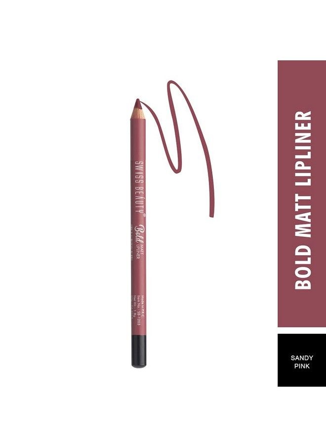 Bold Matte Lipliner Pencil Set ; Long Stay ; Smudge Free ; Waterproof ; Creamy Lip Liner Pencil; Shade Sandy 1.6G - pzsku/ZAE1D330C1D0A15E6248FZ/45/_/1687760069/9a7ddd90-c1fd-449d-90a6-e5f6dae1cac4