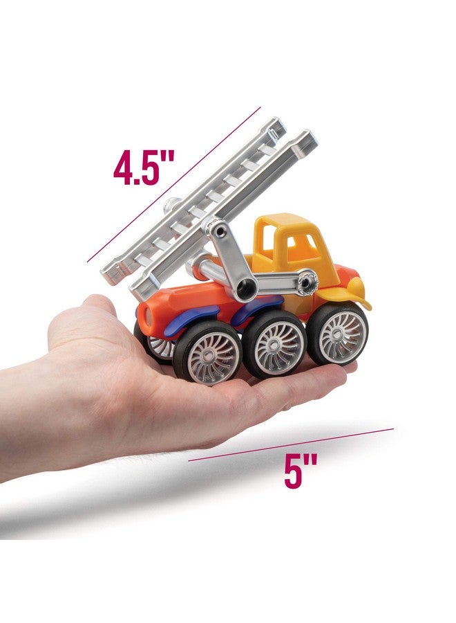 Play Brainy Play Brainy Magnetic Toy Cars Set for Boys and Girls - Brilliant Educational Toys for Toddlers and Preschoolers - Montessori Toy is Load of Fun & Helps with Developmental Skills - 42 Piece Set  - Image 3