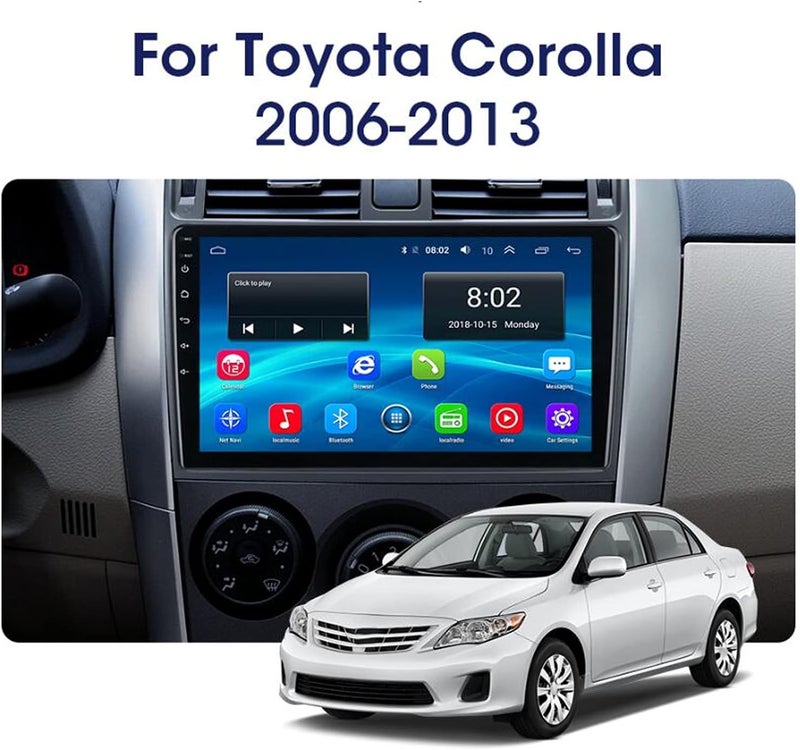 klarako GPS Navigation For Car, klarako 9in Video Player Car Radio Navigation Multimedia for Android 10.0 for Corolla E140 2006?2013(1+16G) - Image 2