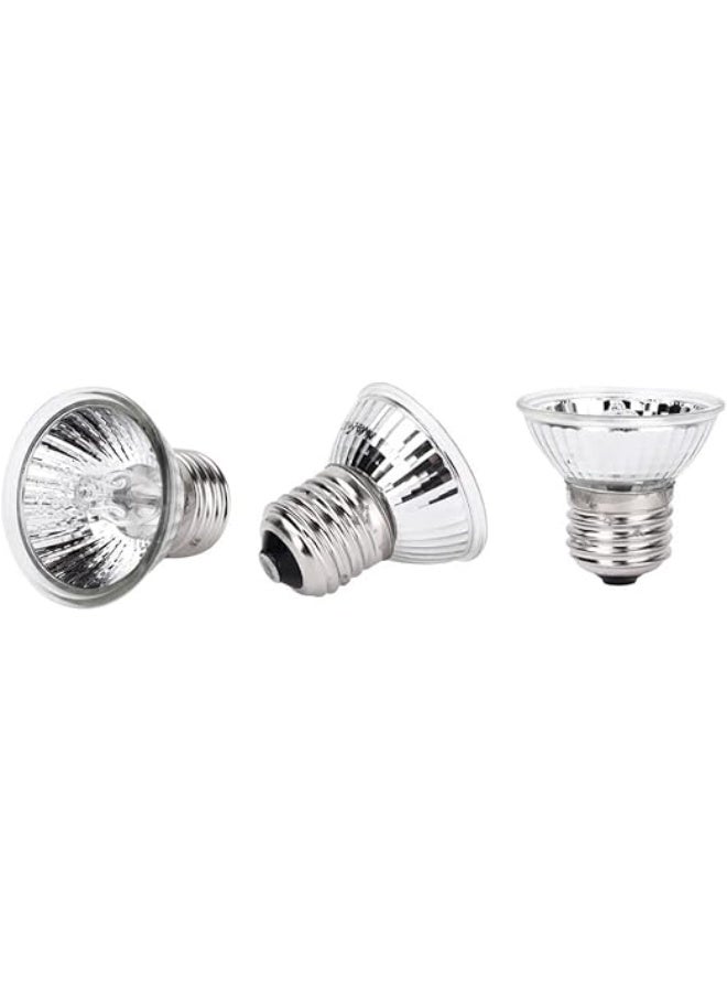 هوانكسين هوم مصباح زواحف UVA UVB بقوة 25 وات UVA UVB، طيف كامل، مصباح شمسي للتسخين بالأشعة فوق البنفسجية، مناسب لحوض السلاحف والزواحف المائية والسحالي، قاعدة E27، 25 وات، عبوتين - Image 2