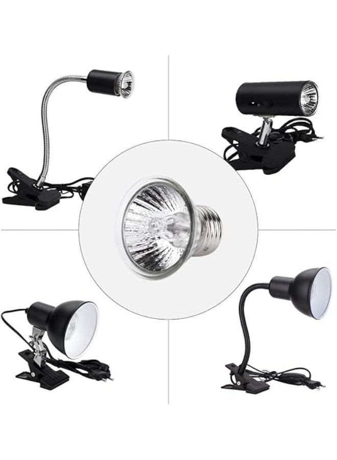 هوانكسين هوم مصباح زواحف UVA UVB بقوة 25 وات UVA UVB، طيف كامل، مصباح شمسي للتسخين بالأشعة فوق البنفسجية، مناسب لحوض السلاحف والزواحف المائية والسحالي، قاعدة E27، 25 وات، عبوتين - Image 3