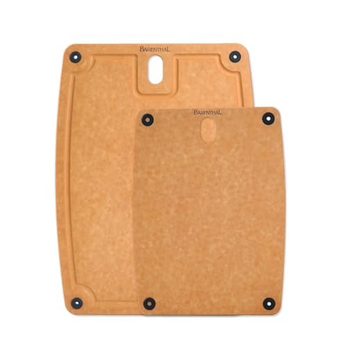 Barenthal Cutting Boards for Kitchen Dishwasher Safe Eco-Friendly Composite Cutting Board Set of 2, Reversible Chopping Board with Handles & Juice Grooves, Small & Large Cutting Board for Countertop - Image 1