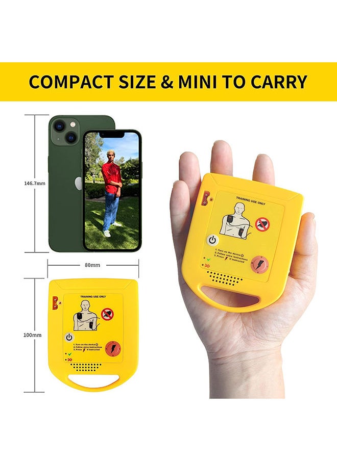 Generic - Mini AED Trainer, XFT Portable Essentials AED Training Device For Beginner - XFT-D0009 - Image 1