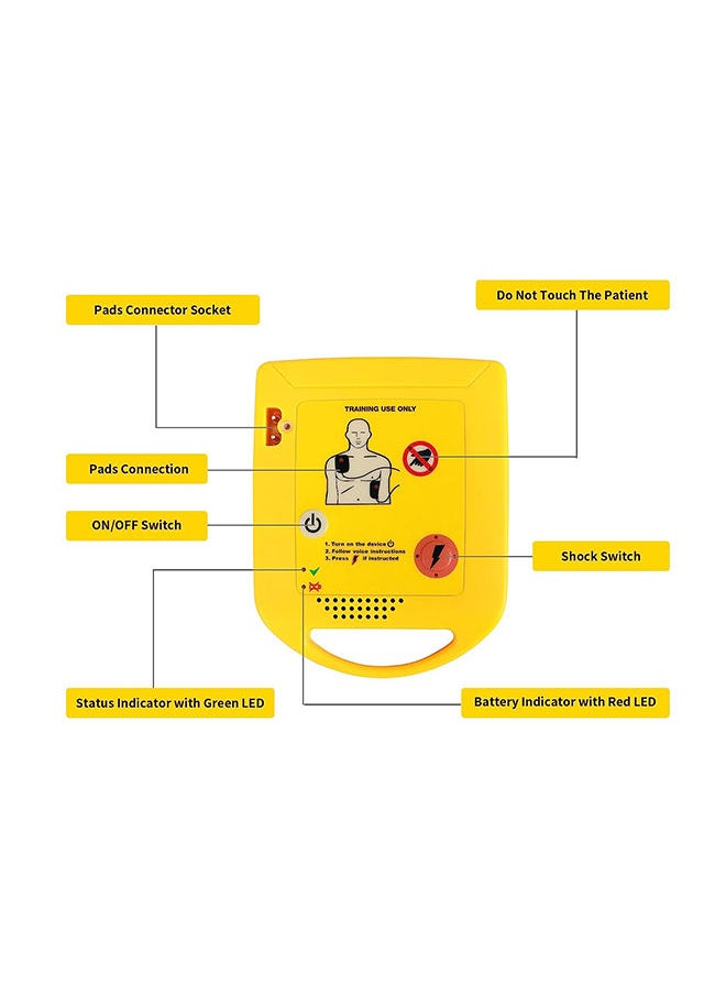Generic - Mini AED Trainer, XFT Portable Essentials AED Training Device For Beginner - XFT-D0009 - Image 1