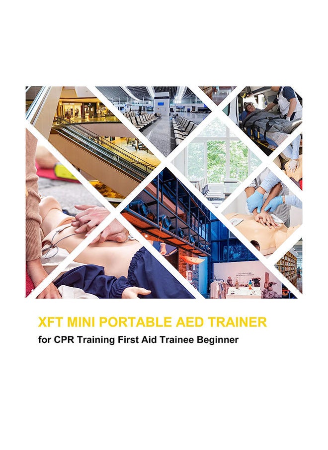Generic - Mini AED Trainer, XFT Portable Essentials AED Training Device For Beginner - XFT-D0009 - Image 1