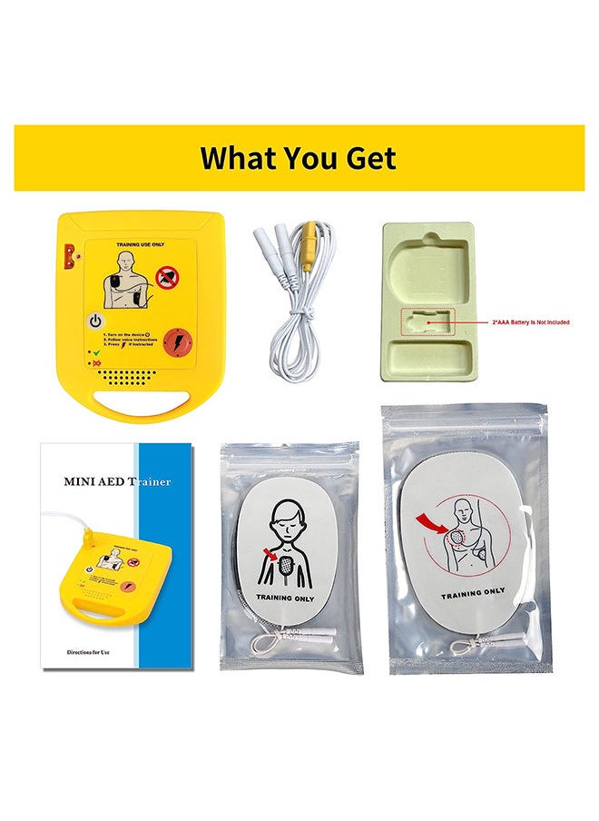 Generic - Mini AED Trainer, XFT Portable Essentials AED Training Device For Beginner - XFT-D0009 - Image 1