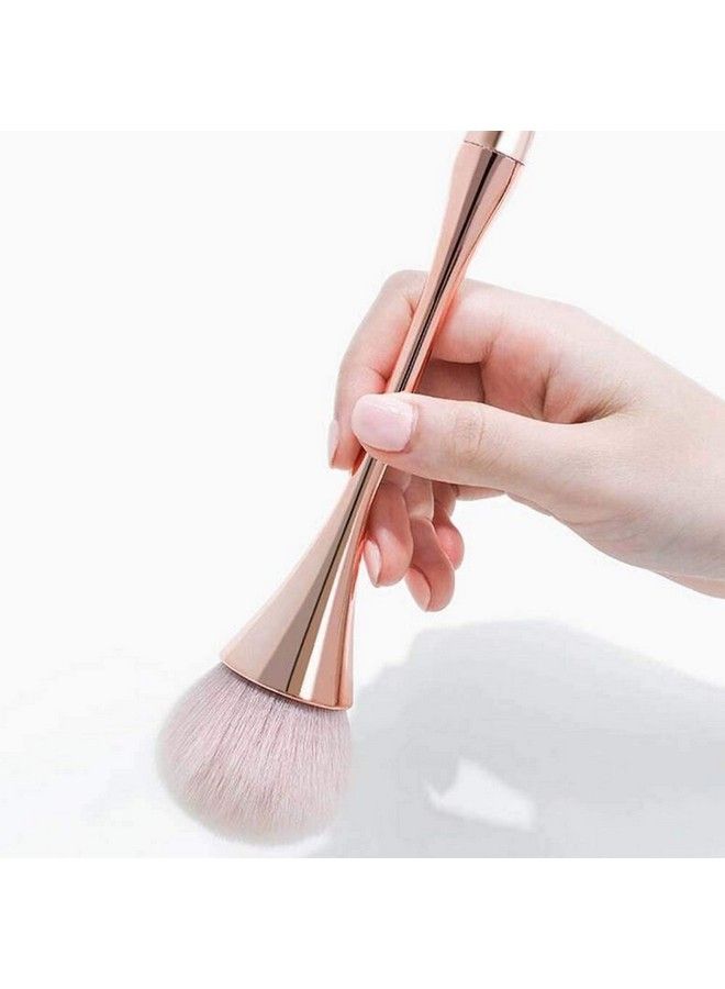 LINXI Large Mineral Powder Brushpowder Brush And Blush Brush For Daily Makeupsoft Fluffy Foundation Brush Blush Brush For Large Coverage Loose Powder Bronzer Blush Blending Buffing (Rose Gold) - Image 1