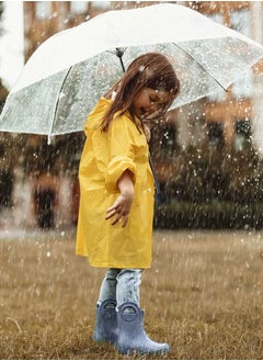 Arabest Folding Umbrellas Travel Umbrella, Transparent Umbrella Pocket Umbrella, Portable Compact Protection, Small Light Weight Waterproof, Rain and Sun Umbrella Elegant Umbrella In Transparent  - Image 4