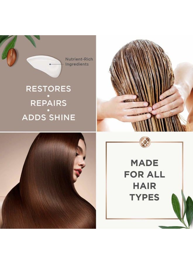 ARGAN MAGIC Restorative Hair Mask - Protein-Rich Conditioning Hair Mask That Hydrates, Restores And Repairs Damaged Hair Types (8 Ounce / 226 Gram) - Image 5