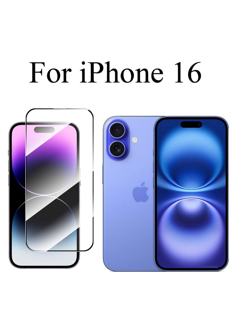 Lacoz - Lacoz Edge to Edge Full Coverage Tempered Glass Screen Protector For Apple iPhone 16 - Image 1