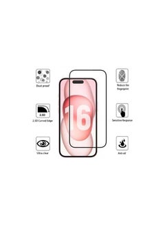 Lacoz Lacoz Edge to Edge Full Coverage Tempered Glass Screen Protector For Apple iPhone 16  - Image 5