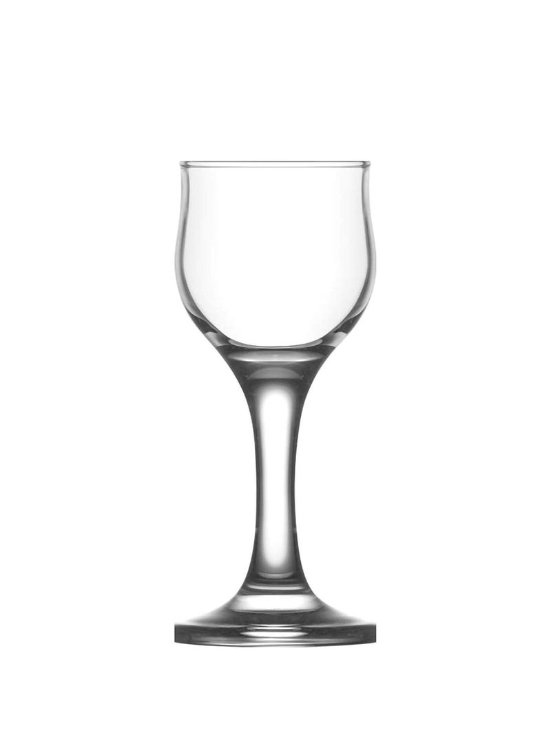 LAV 6 Pieces Nevakar Liqueur Glass Set 55 Ml - Clear  - Image 1