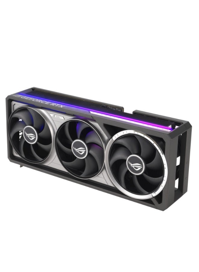أسوس بطاقة الرسوميات ROG Astral GeForce RTX™ 5080 OC Edition للألعاب (PCIe® 5.0، 16GB GDDR7، HDMI®/DP 2.1، تصميم 3.8-slot، 4 مراوح، مراوح Axial-tech، غرفة بخار مسجلة ببراءة اختراع، وسادة حرارية GPU بتغيير الطور)  - Image 2
