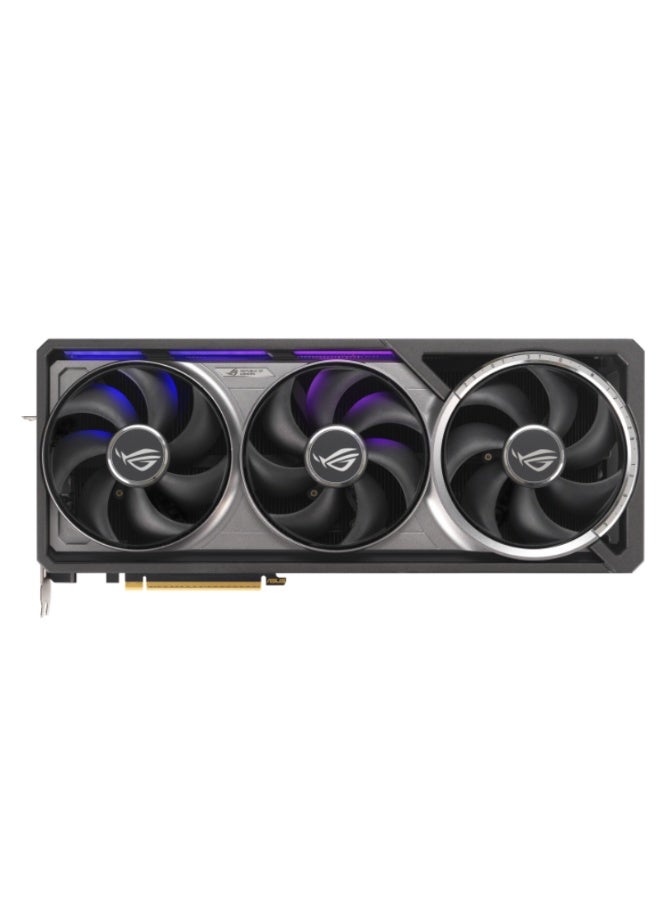 أسوس بطاقة الرسوميات ROG Astral GeForce RTX™ 5080 OC Edition للألعاب (PCIe® 5.0، 16GB GDDR7، HDMI®/DP 2.1، تصميم 3.8-slot، 4 مراوح، مراوح Axial-tech، غرفة بخار مسجلة ببراءة اختراع، وسادة حرارية GPU بتغيير الطور)  - Image 4