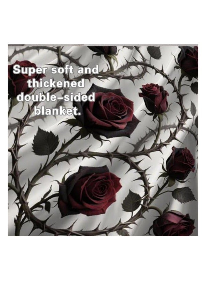 general Flannel thin blanket (warm and comfortable, suitable for sleep, gaming, dust removal and sandproof) 150cm*200cm - 372 - Image 1