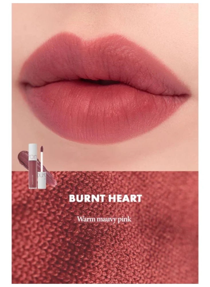 rom&nd - Zero Velvet Matte Lip Tint - 04 | Burnt Heart - Image 2