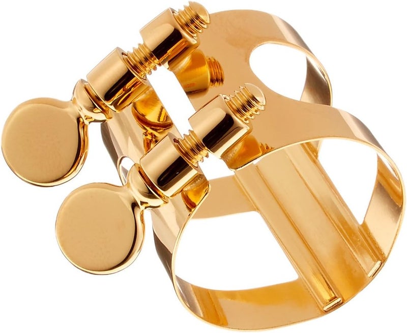 D.BONADE B♭ Clarinet Ligature Reverse Tightening Gold Plated (Gold Plated) Finish (2250UG) - Image 1