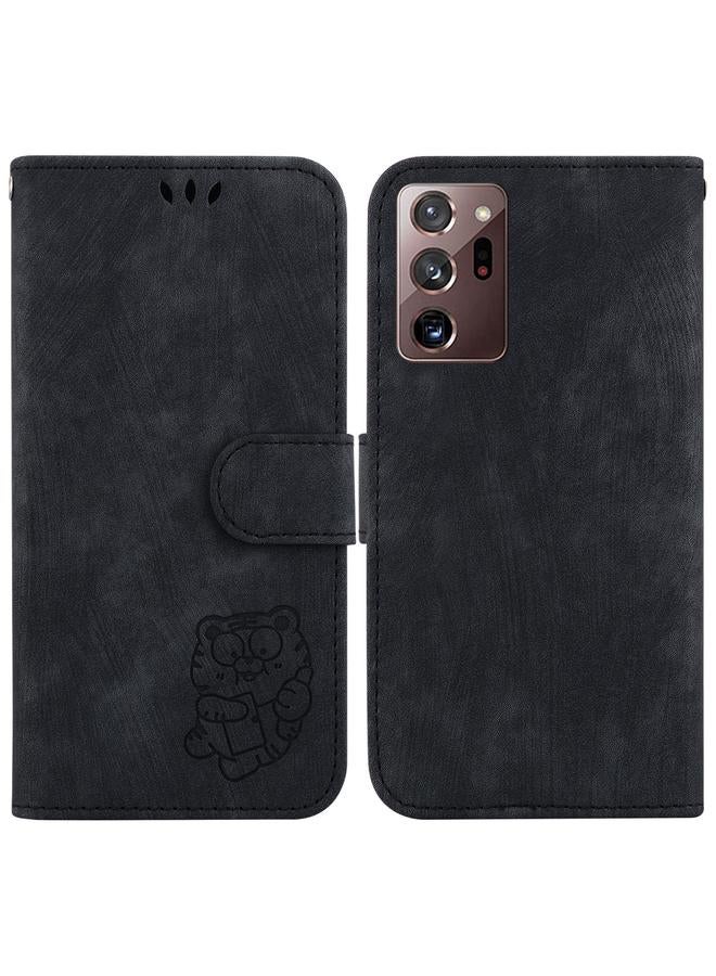 S-TOP Case For Samsung Galaxy Note20 Ultra Little Tiger Embossed Leather Phone Case - Image 1