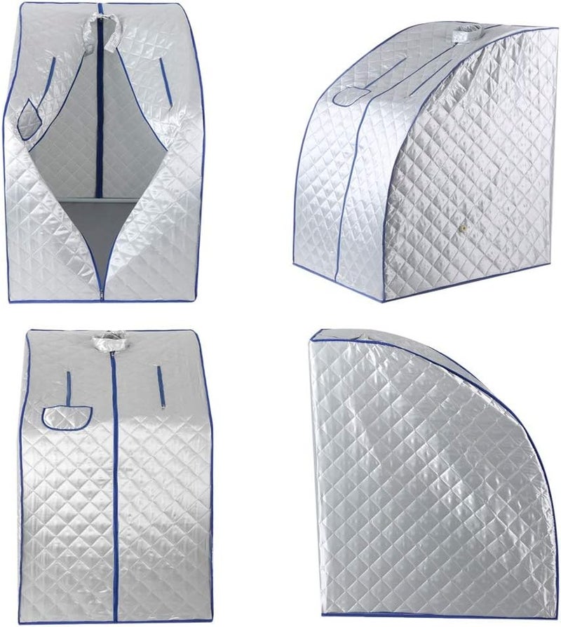 klarako Saunas Steamer Machine, Bath Box Pot Home Portable Suit, SpaHome Sauna Steam Sauna Steam Engine (US) - Image 2