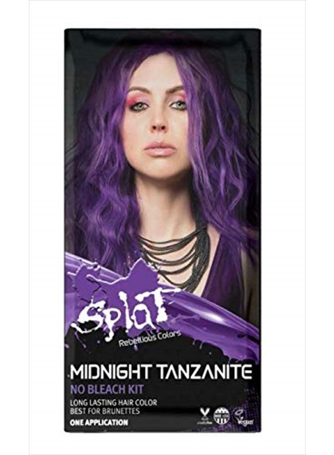 SPLAT Midnight Complete Kit | Hair Dye | Semi-Permanent | Long Lasting | Vegan and Cruelty-Free (Midnight Tanzanite) - Image 1