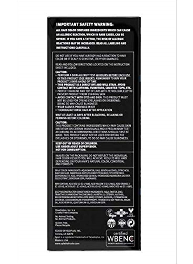 SPLAT Midnight Complete Kit | Hair Dye | Semi-Permanent | Long Lasting | Vegan and Cruelty-Free (Midnight Tanzanite) - Image 4