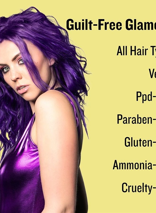 SPLAT Midnight Complete Kit | Hair Dye | Semi-Permanent | Long Lasting | Vegan and Cruelty-Free (Midnight Tanzanite) - Image 5