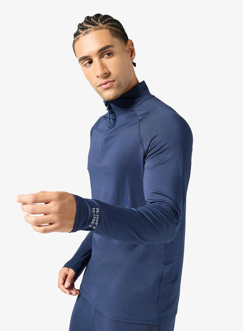 Men's Quarter Zip T-Shirt