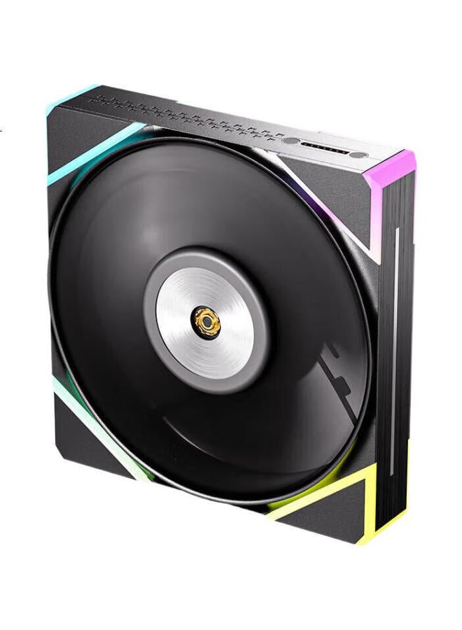 aigo Aigo Starlight S12 Black Tri-Case Argb Lighting 5V 3-Pin Rgb Synchronized Magnetic Building Block Chassis Fan 12Cm - Image 3