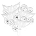 Eaezerav 39 Pcs Dove Memorial Balloons to Release in Sky Peace Dove White Biodegradable Balloons Memory Life Floting Balloon for Funeral Condolence Anniversary Happy Heavenly Memorial Decorations - Image 2