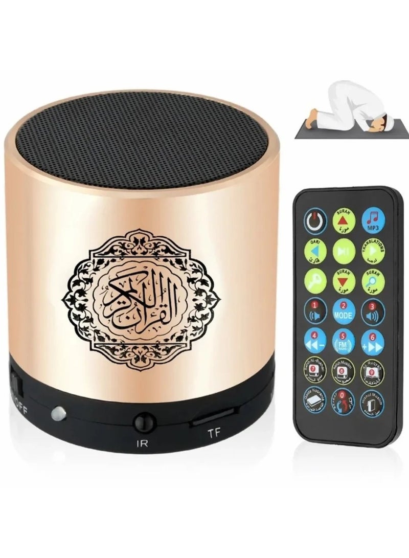 Equantu Quran Portable Bluetooth Speaker Gold - Image 1