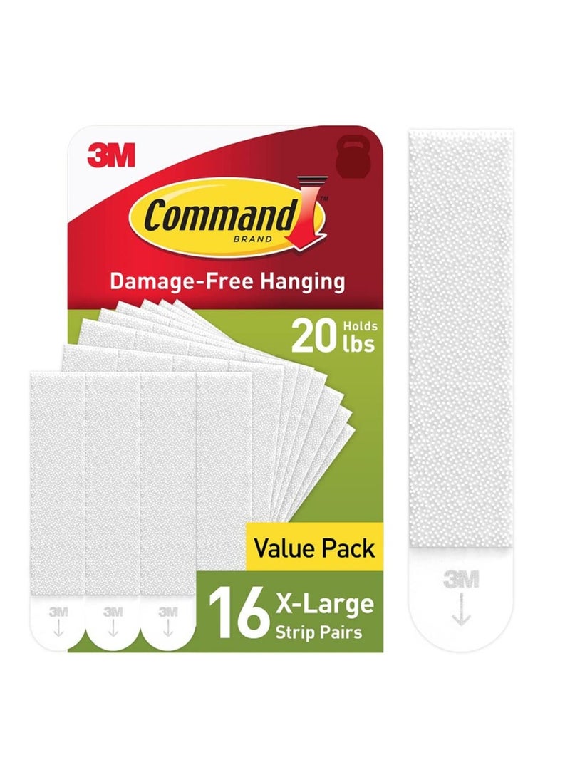 Command Hanging Strips X-Large White - Image 1