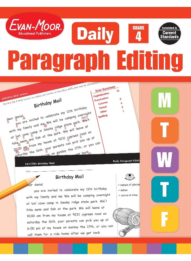 null - Daily Paragraph Editing, Grade 4 Teacher Edition - Image 1