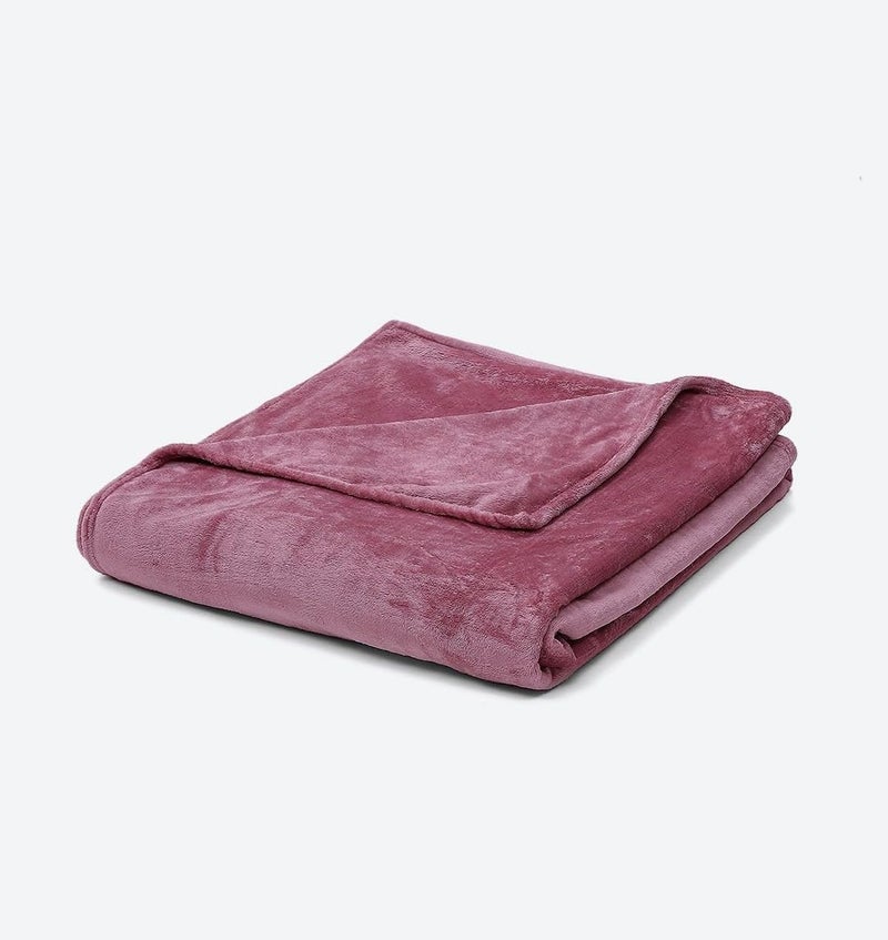 S&S Sands® Super Soft Double Bed Woollen Quilt Cover, 310TC Warm Duvet Cover, Woolen Duvet Cover/Rajai Cover/Blanket Cover/Quilt Cover King Size=90x100 Inches, Winter Blanket Cover (Baby Pink) - Image 5