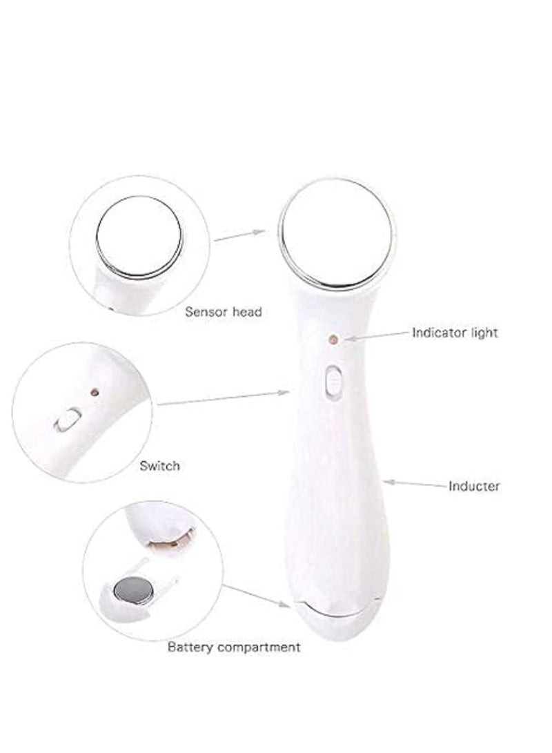 Ultrasonic Vibration Ion Face Lift Massager White - Image 3
