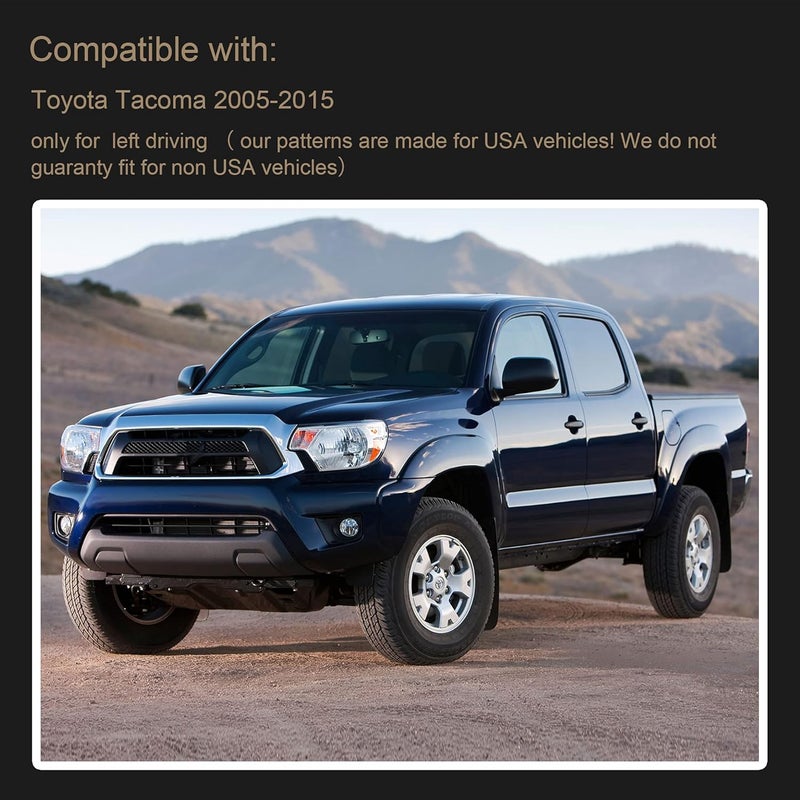 SPEEDWOW Dashboard Cover Mat for Toyota Tacoma 2005-2015 - Image 5