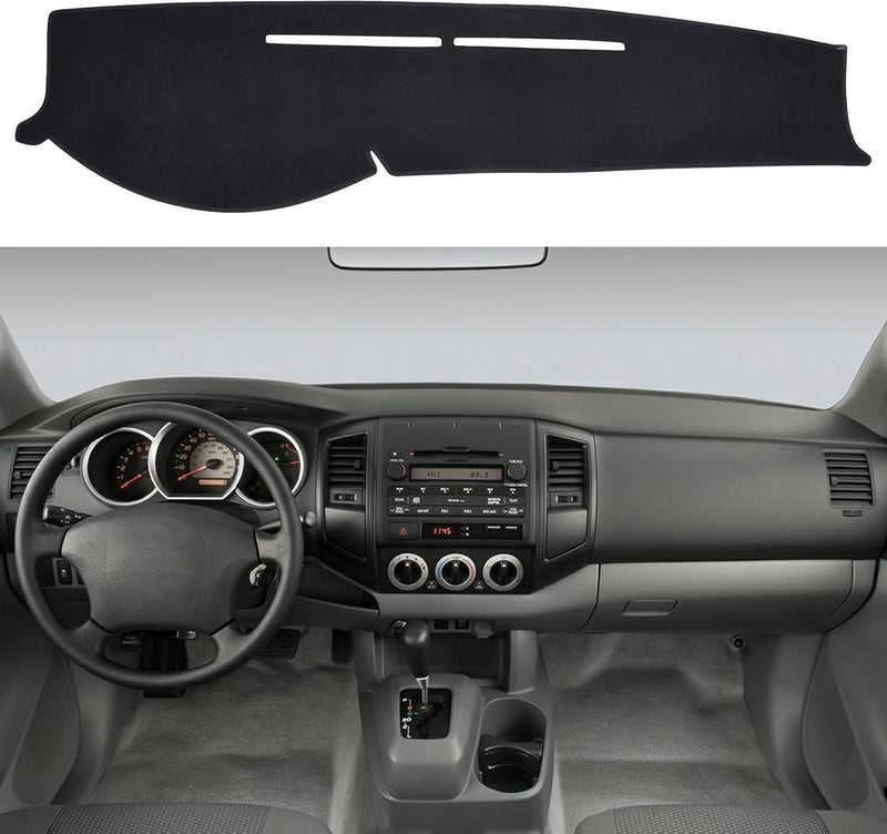 SPEEDWOW Dashboard Cover Mat for Toyota Tacoma 2005-2015 - Image 1