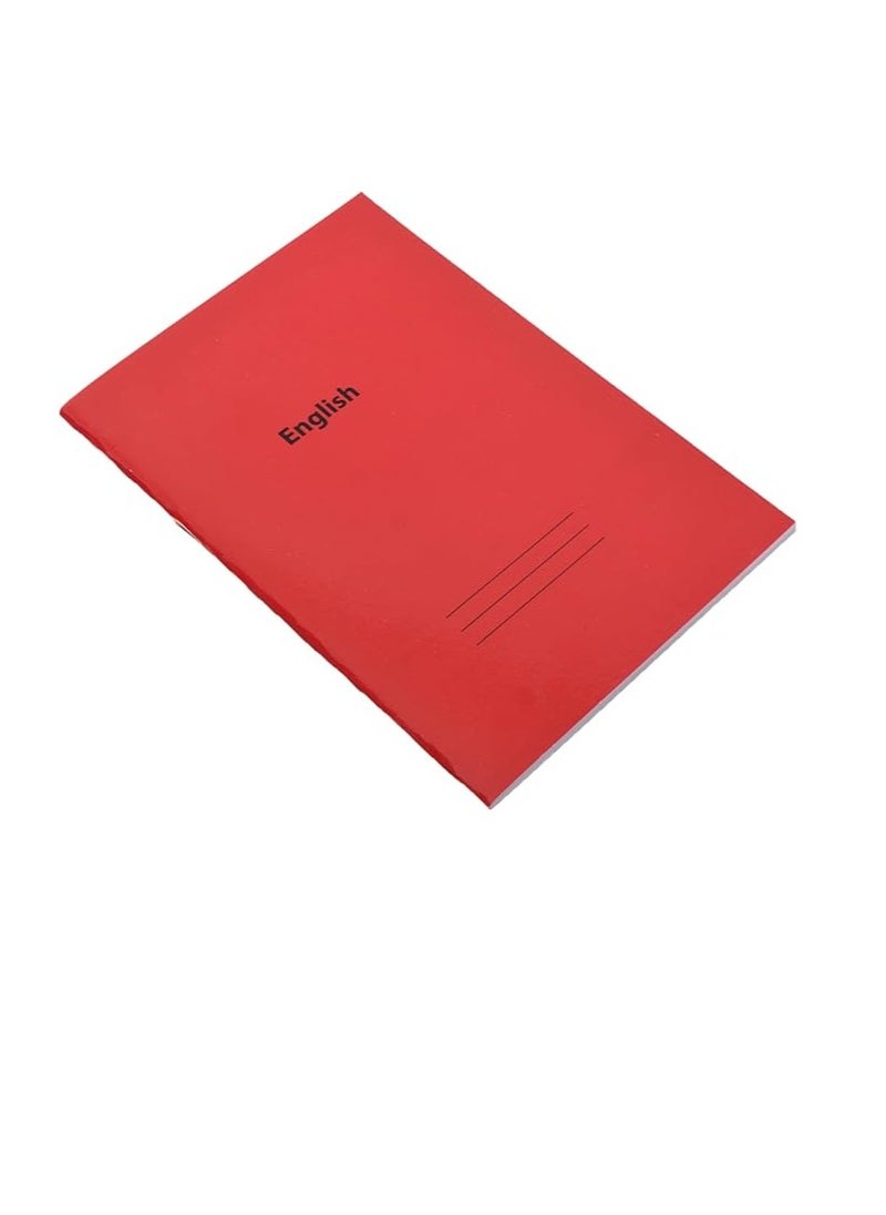 المعايرجي‎ - كشكول  انجليزي مبطن مزدوج مقاس A5، 60 ورقة، 58 غرام، 22.5 × 16 سم، مناسب لاي اعداد، من المكتب الى المدرسة - متعدد الالوان - Image 1