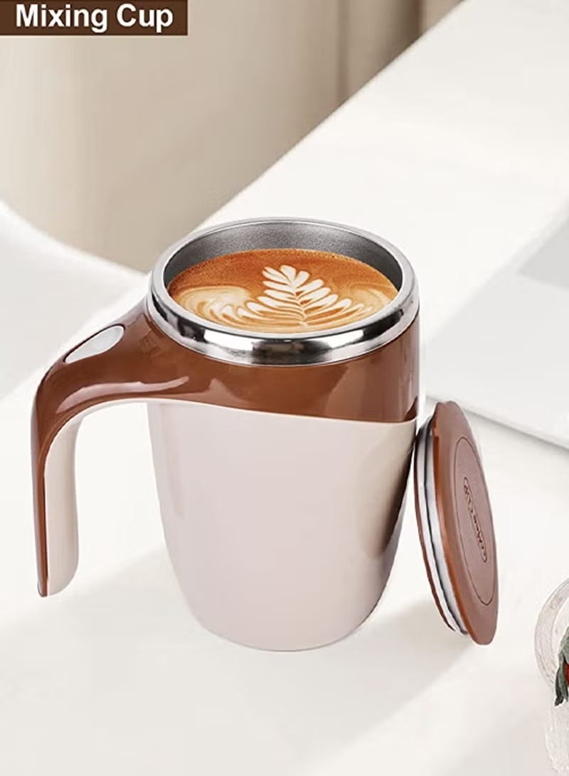 Aramu Multi-functional Magnetized Stirring Cup Rechargeable Self Stirring Coffee Mug - Auto Stirring Mixing Cup To Stir Coffee, Chocolate, Milk, Protein, Cocoa Etc, Great For Home Office Travel, School, Gym - Image 4