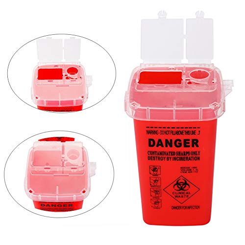 new star tattoo Sharps Disposal Container,5 Pack 1 Quart Needle Disposal Container - Image 5