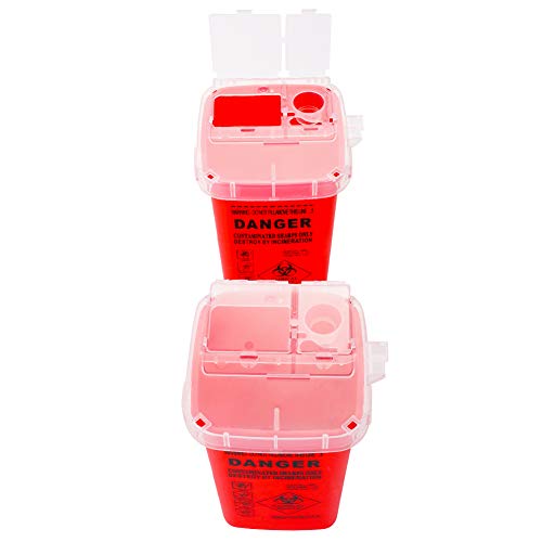 new star tattoo Sharps Disposal Container,5 Pack 1 Quart Needle Disposal Container - Image 4