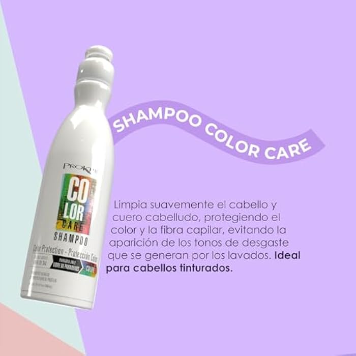 Rojo and Color Care Shampoo Kit/Set Prokpil Treatment Mask Hair Maintenance 2x (10.1oz-300ml) - Image 4