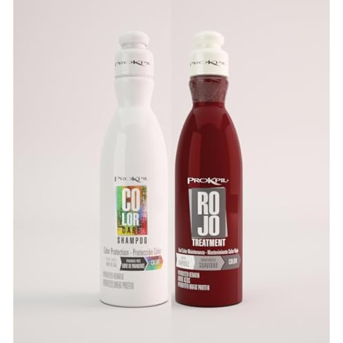 Rojo and Color Care Shampoo Kit/Set Prokpil Treatment Mask Hair Maintenance 2x (10.1oz-300ml) - Image 1
