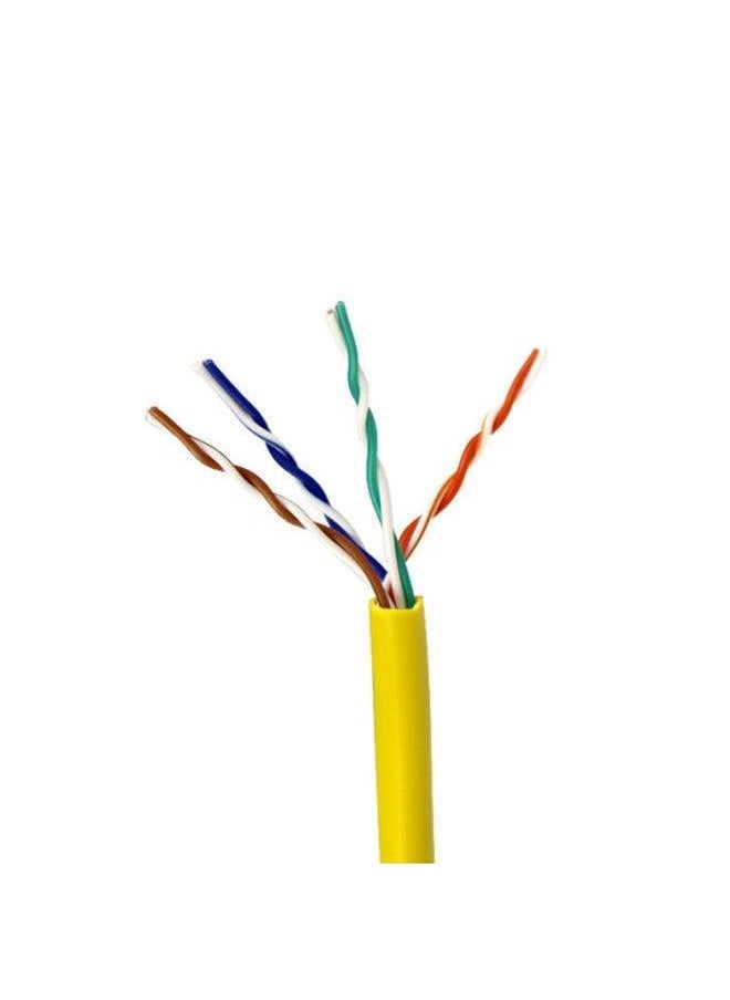 Generic Yellow Super Class 5 Finished Network Cable 1 M To 30 Mechanism Jumper ADSL Router Connection Line-Color:Yellow-Line Length:3  - Image 4