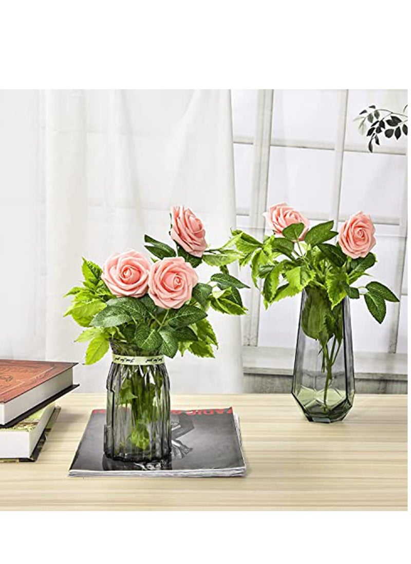 Generic - Artificial Flowers Roses, 25pcs Real Touch Artificial Foam Roses DIY for Bridal Bouquets, Valentine's Day, Mother's Day, Wedding Party,  Home Decoration - Image 1
