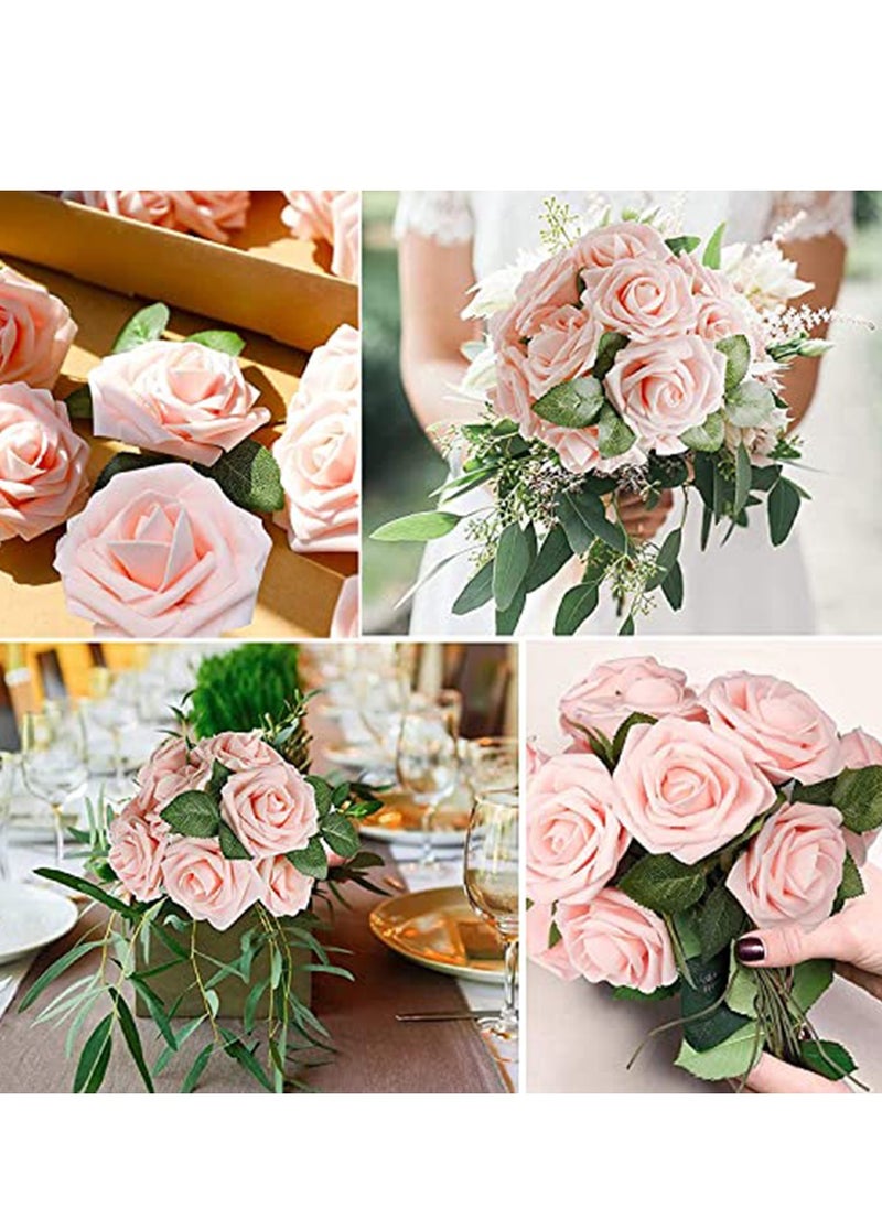 Generic - Artificial Flowers Roses, 25pcs Real Touch Artificial Foam Roses DIY for Bridal Bouquets, Valentine's Day, Mother's Day, Wedding Party,  Home Decoration - Image 1