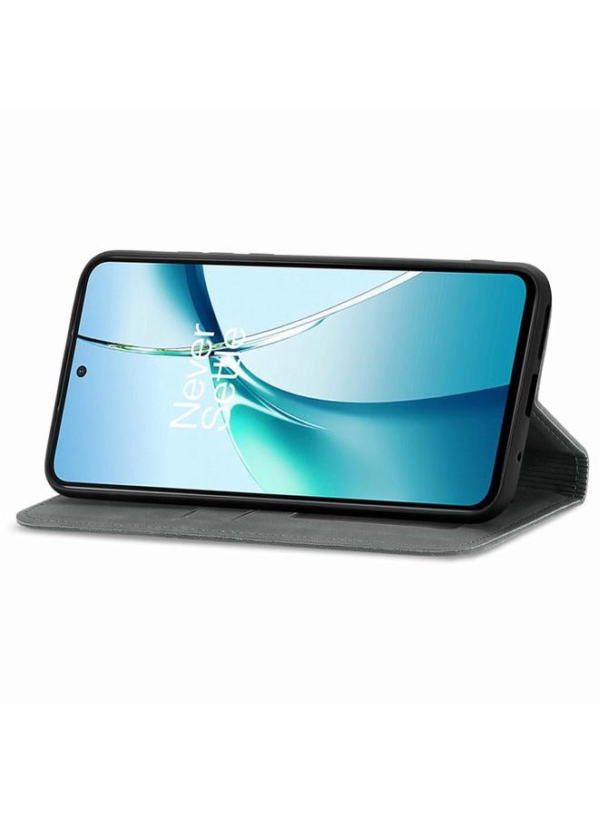 S-TOP Case For Nothing Phone 3a Pro Retro Skin Feel Magnetic Flip Leather Phone Case - Image 4