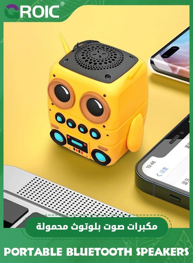GROIC Portable Bluetooth Speakers with Strap Easy to Carry, Wireless Waterproof Mini Speaker Loud Stereo Sound, Rechargeable Battery  - Image 5