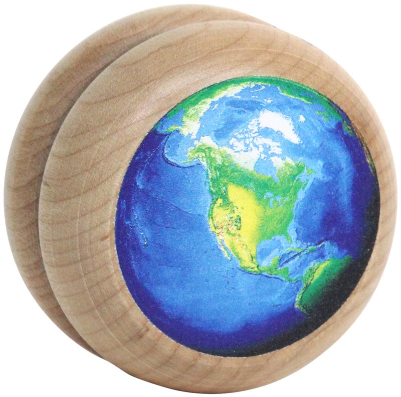 Maple Landmark wooden Earth YoYo - Image 2